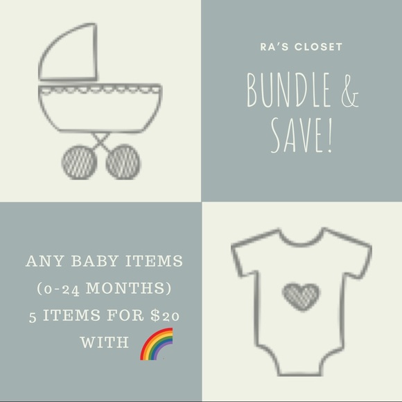 🌈5/$20 (0-12months)